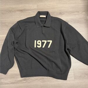 Fear of God Essentials Charcoal Knit Sweater